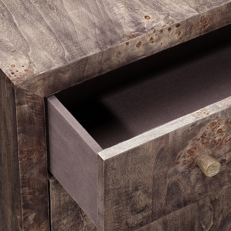 Noa Burled Nightstand