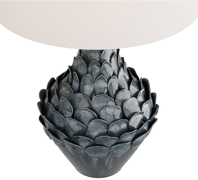 Blue Artichoke Lamp