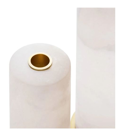 Alabaster Candleholders