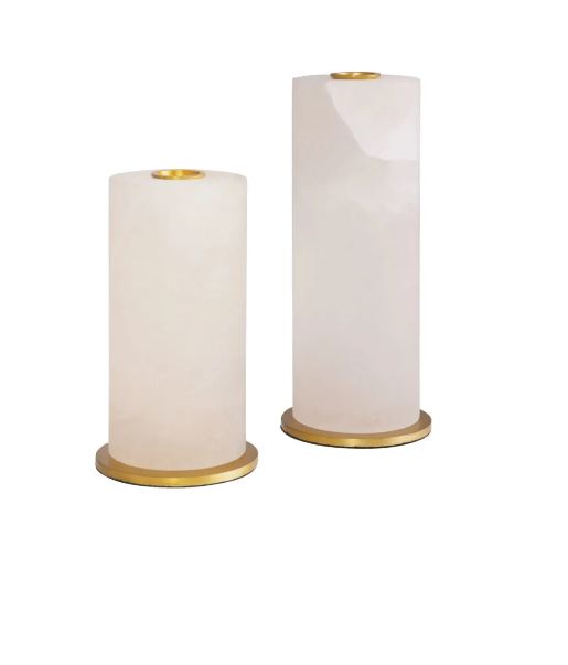Alabaster Candleholders