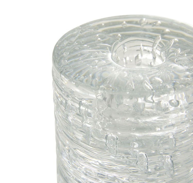 Bubble Glass Candleholders
